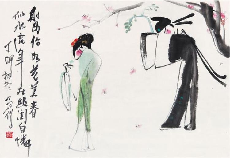 画一个戏曲人物「他笔下的戏曲人物看似一幅画恰似一场戏」