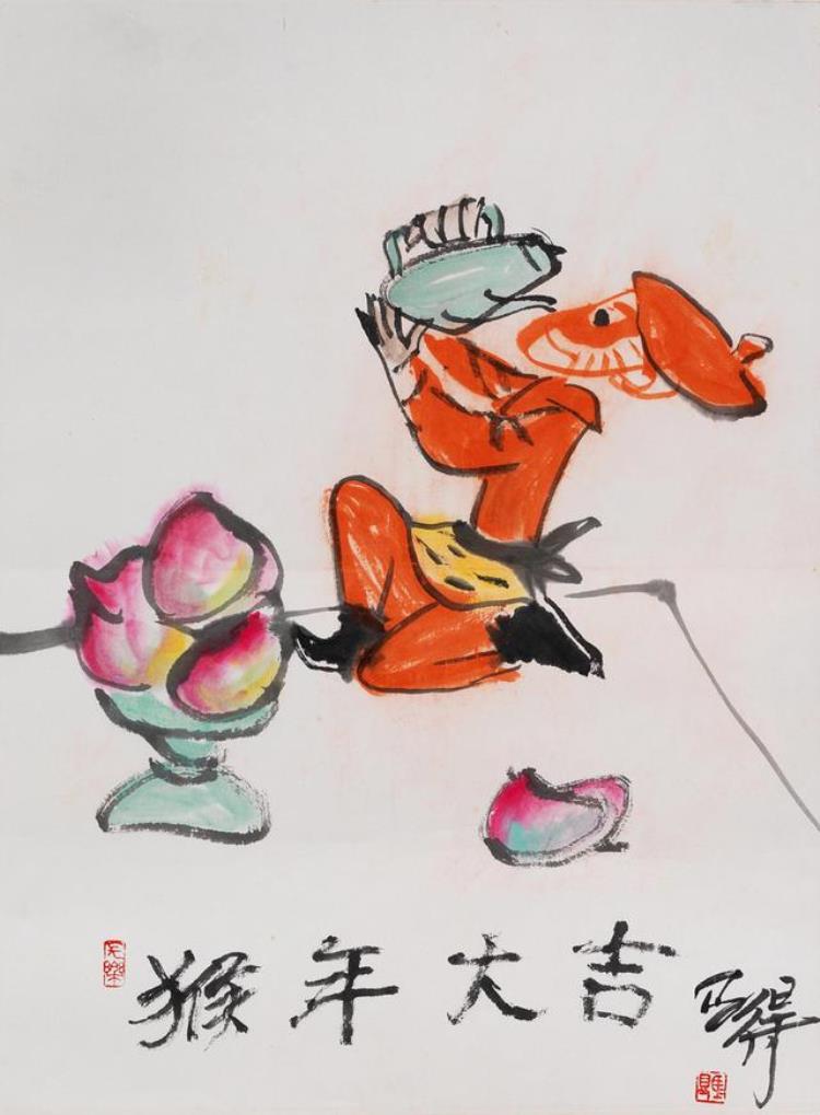 画一个戏曲人物「他笔下的戏曲人物看似一幅画恰似一场戏」