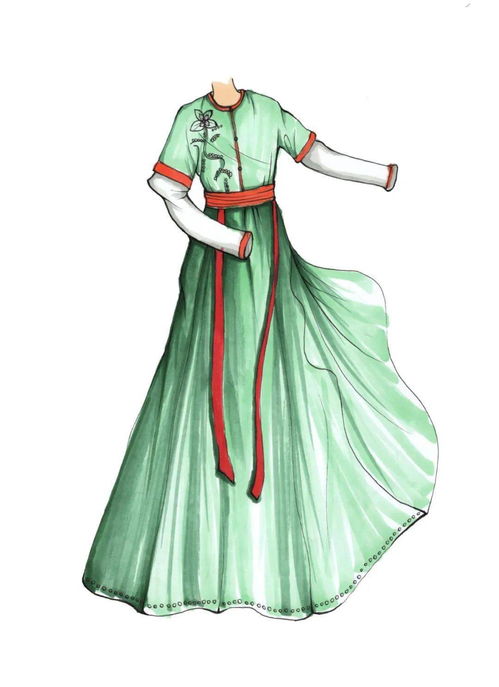 戏曲汉服白发怎么穿搭