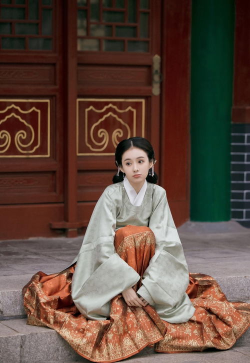戏曲汉服白发怎么穿搭图片